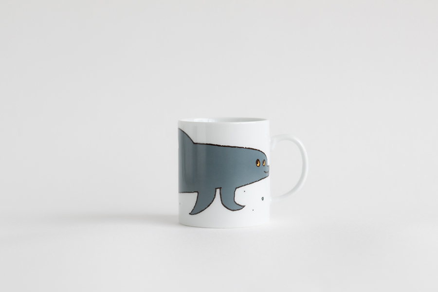 鹿兒島睦週邊 - MFL MUG 動物馬克杯/Dolphin海豚