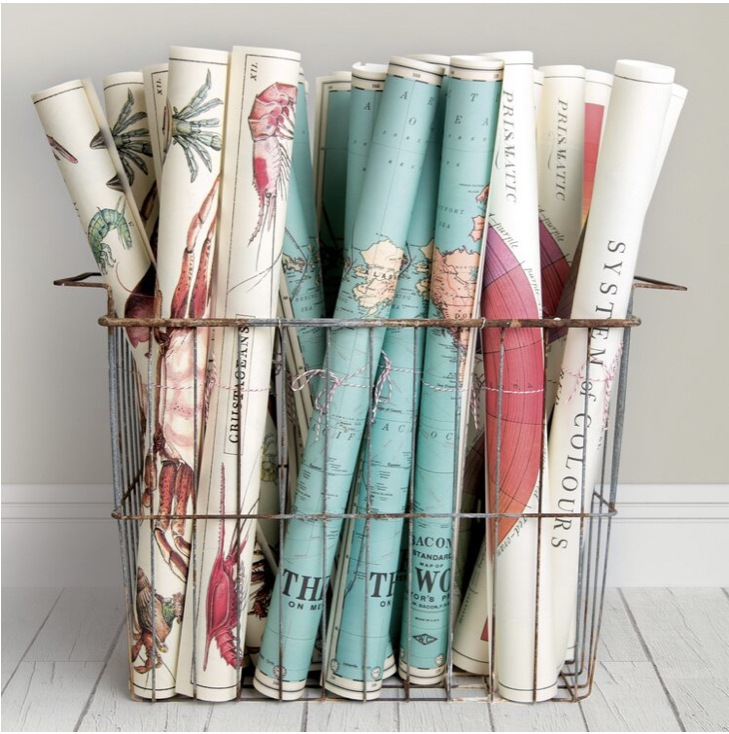 Cavallini & Co. wrap poster Wrapping paper