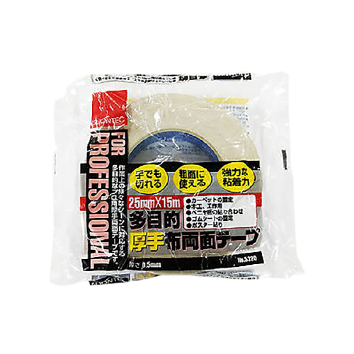 [$34.8起]日本製Sliontec 雙面地毯膠布 #5320 25mm X 15M[不留痕 特強]