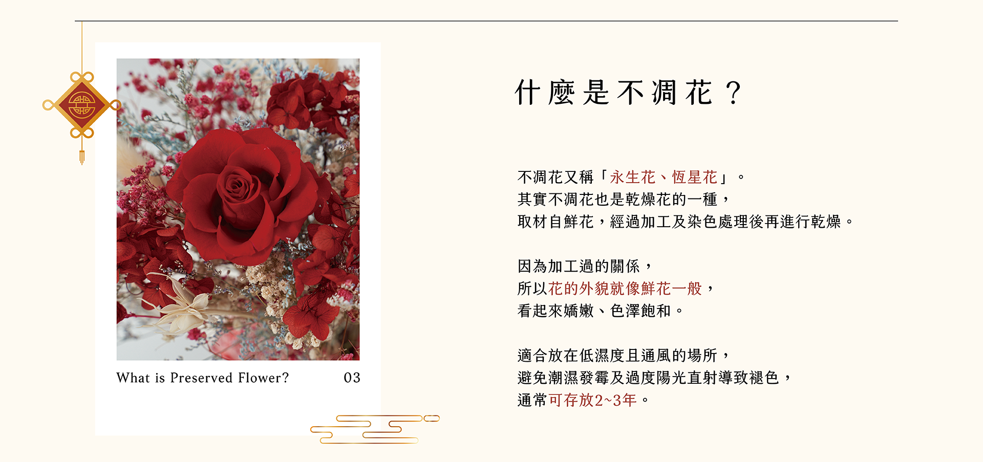 新竹乾燥花店小薇花藝向你介紹什麼是不凋花(永生花)？不凋花如何保存？為什麼不凋花看起來那麼像鮮花呢？