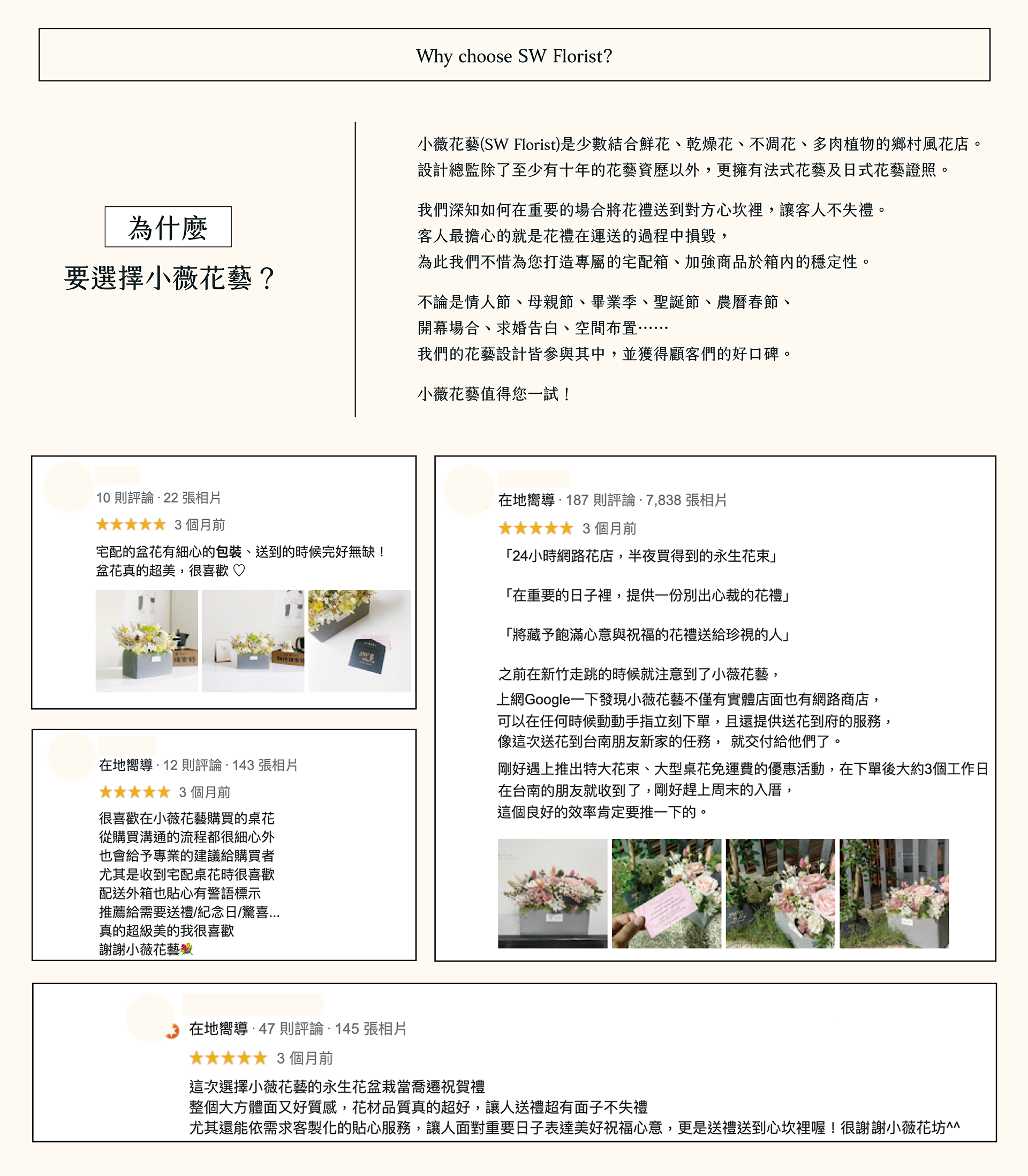 新竹花店、新竹乾燥花店、網路花店推薦小薇花藝，網友網紅激推、眾多好評與優質購物體驗，幫你將花禮宅配全台灣各地，歡迎訂購乾燥花禮、節慶花禮！