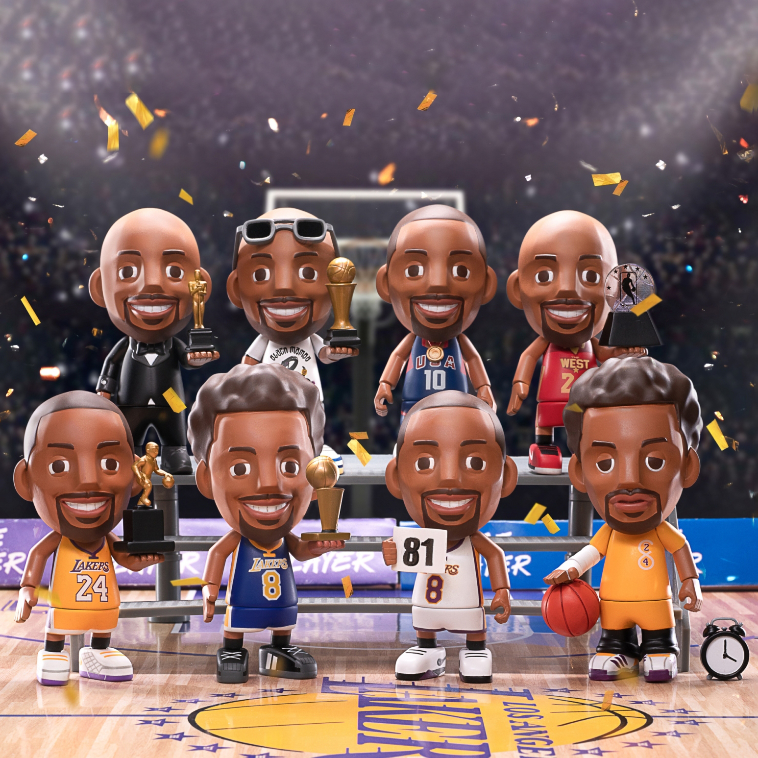 AcePlayer 王牌化身 盒抽公仔 黑曼巴 KOBE 系列【APNBA-KB01M】