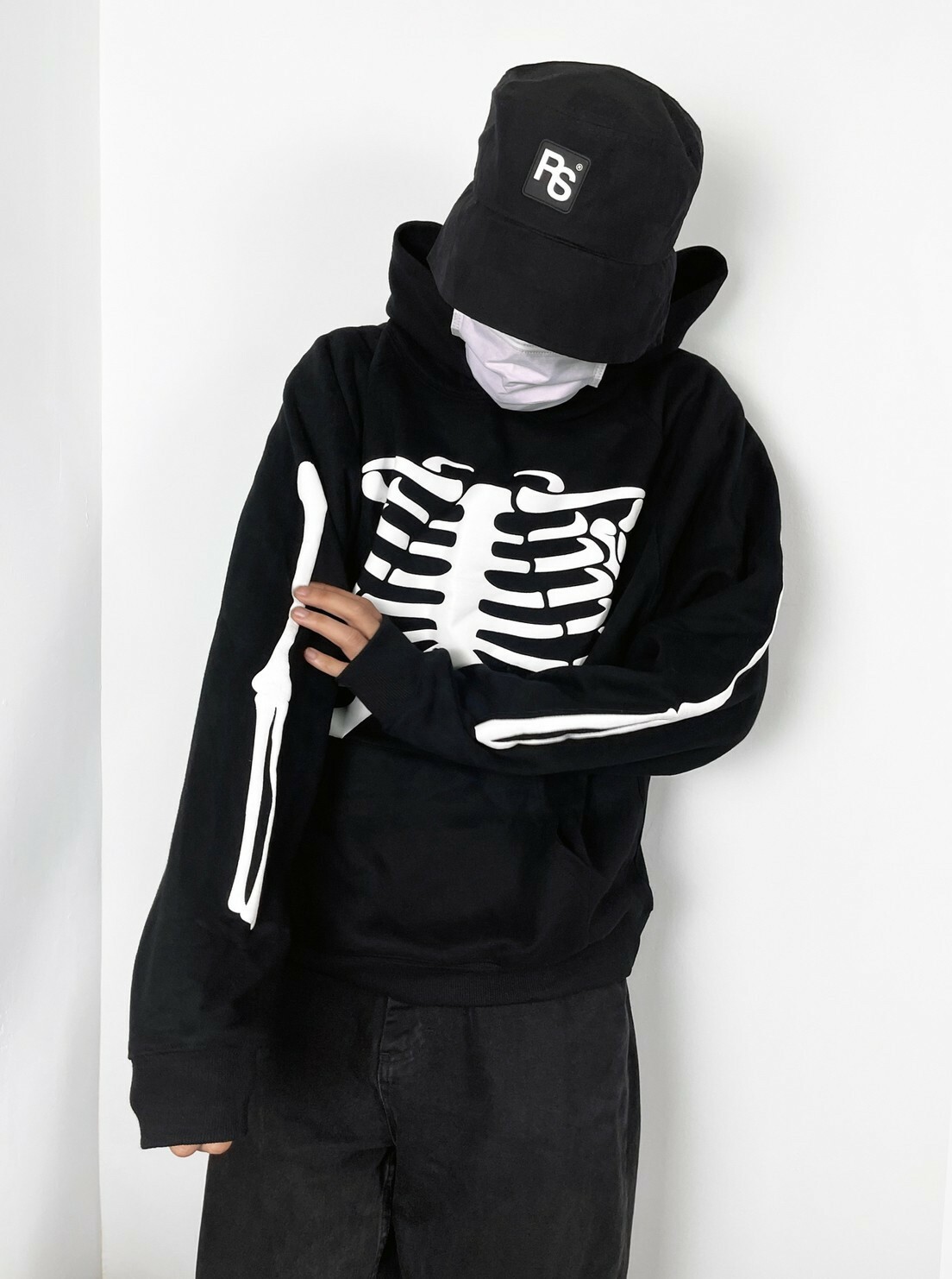 RENAISSANCE 限定單品 RS 黑色棋盤格漁夫帽 “ RS Plaid bucket hat “