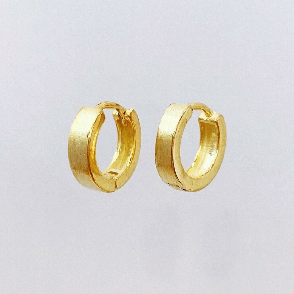 純銀-易扣素色髮絲紋造型(單支價)