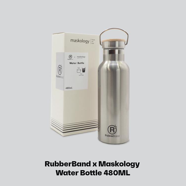 RubberBand x Maskology Water Bottle 480ml