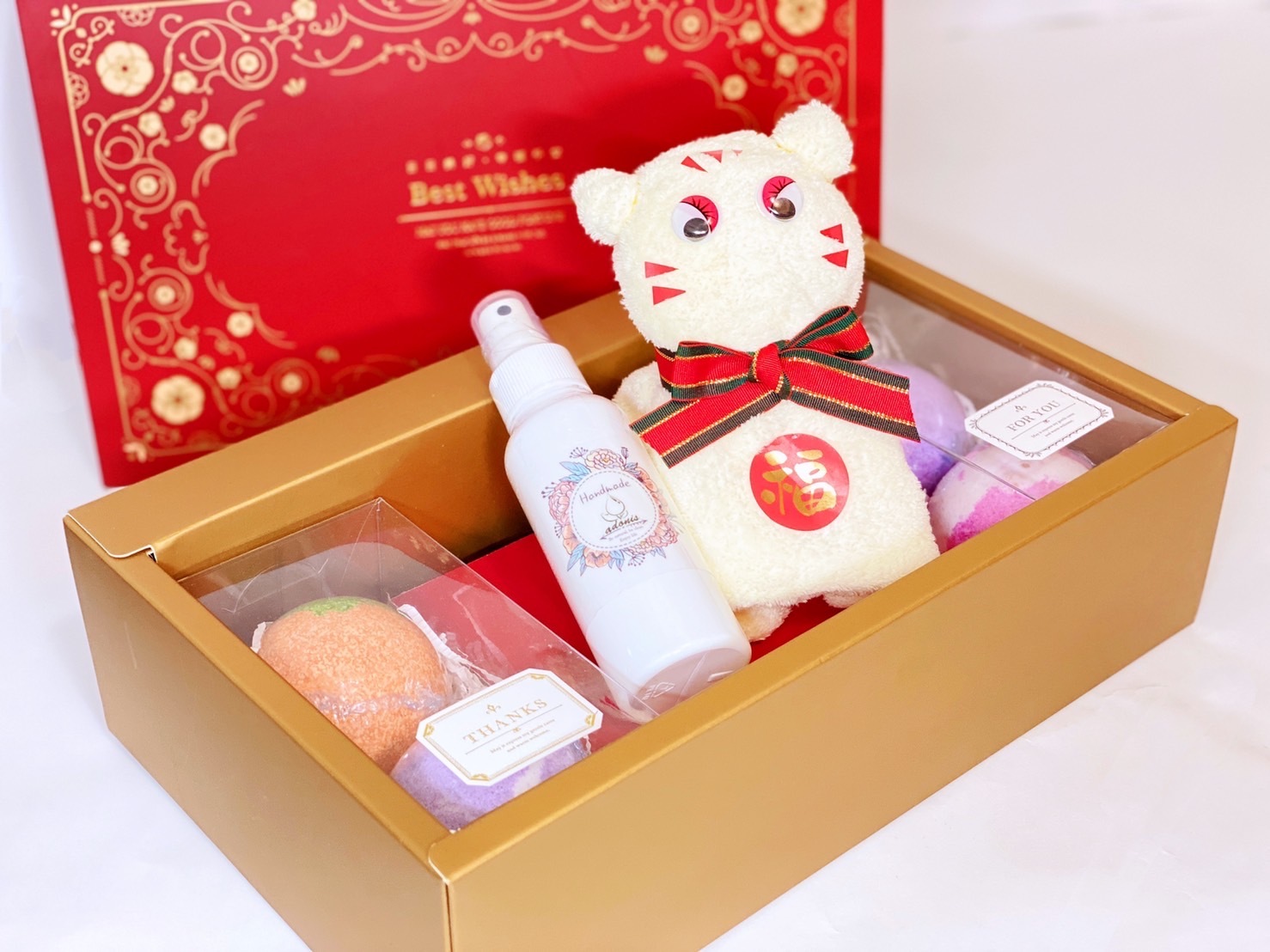 【鴻琴生活】香虎愛浴禮盒組1盒(買3送1)