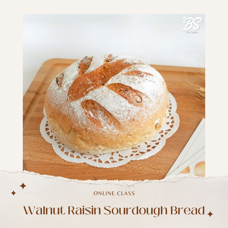 Online Class Walnut Raisin Sourdough Bread