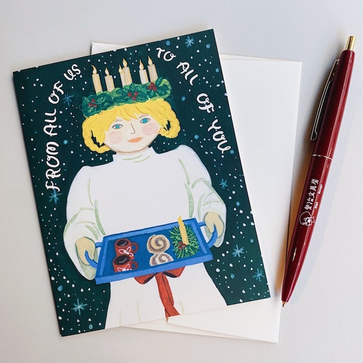 SMALL ADVENTURE 聖誕卡片 季節賀卡 手作餅乾