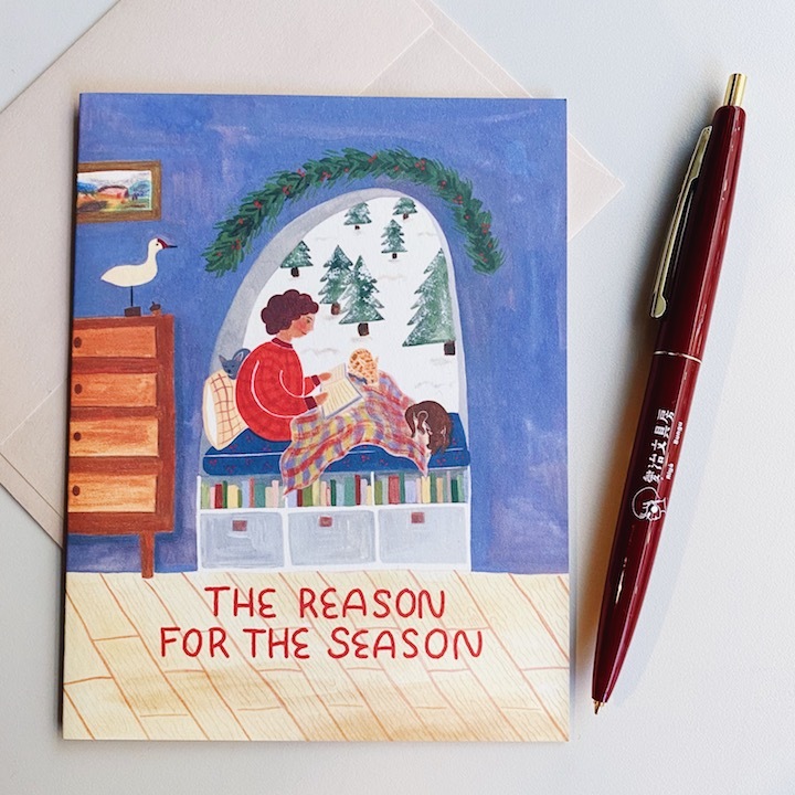SMALL ADVENTURE 聖誕卡片 季節賀卡 冬日閱讀
