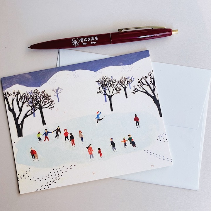 SMALL ADVENTURE 聖誕卡片 季節賀卡 一起去滑雪