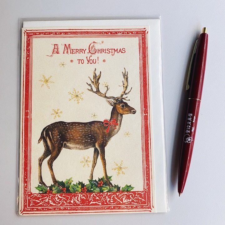 Cavallini  聖誕卡片 季節賀卡 馴鹿