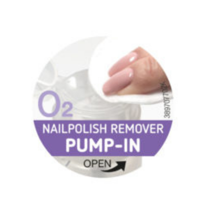 O2 無味快速洗甲水【無味不刺鼻】按壓瓶 125ML #8970