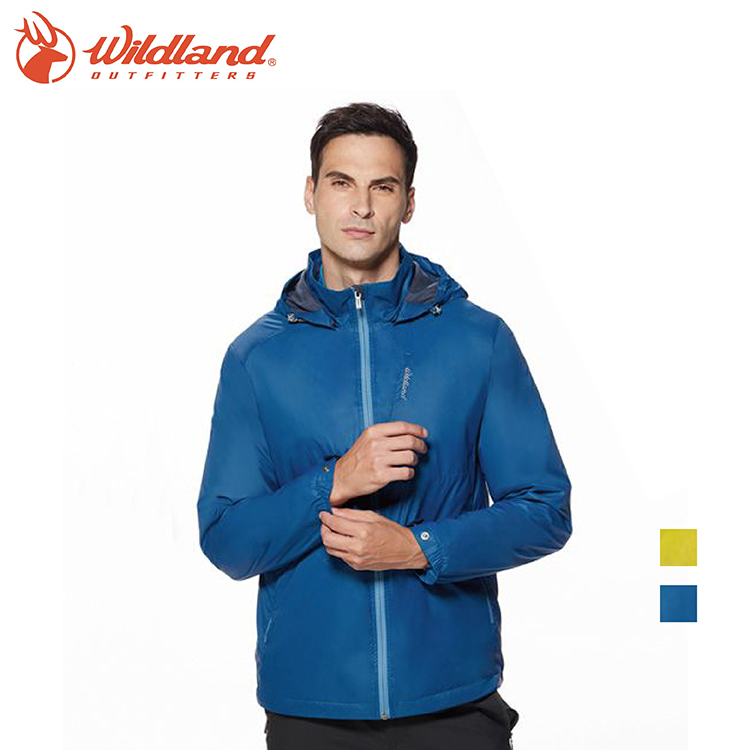 Wildland 荒野 男天鵝絨防風保暖外套 抗靜電/透氣/快乾/環保/防潑水 04WA92908