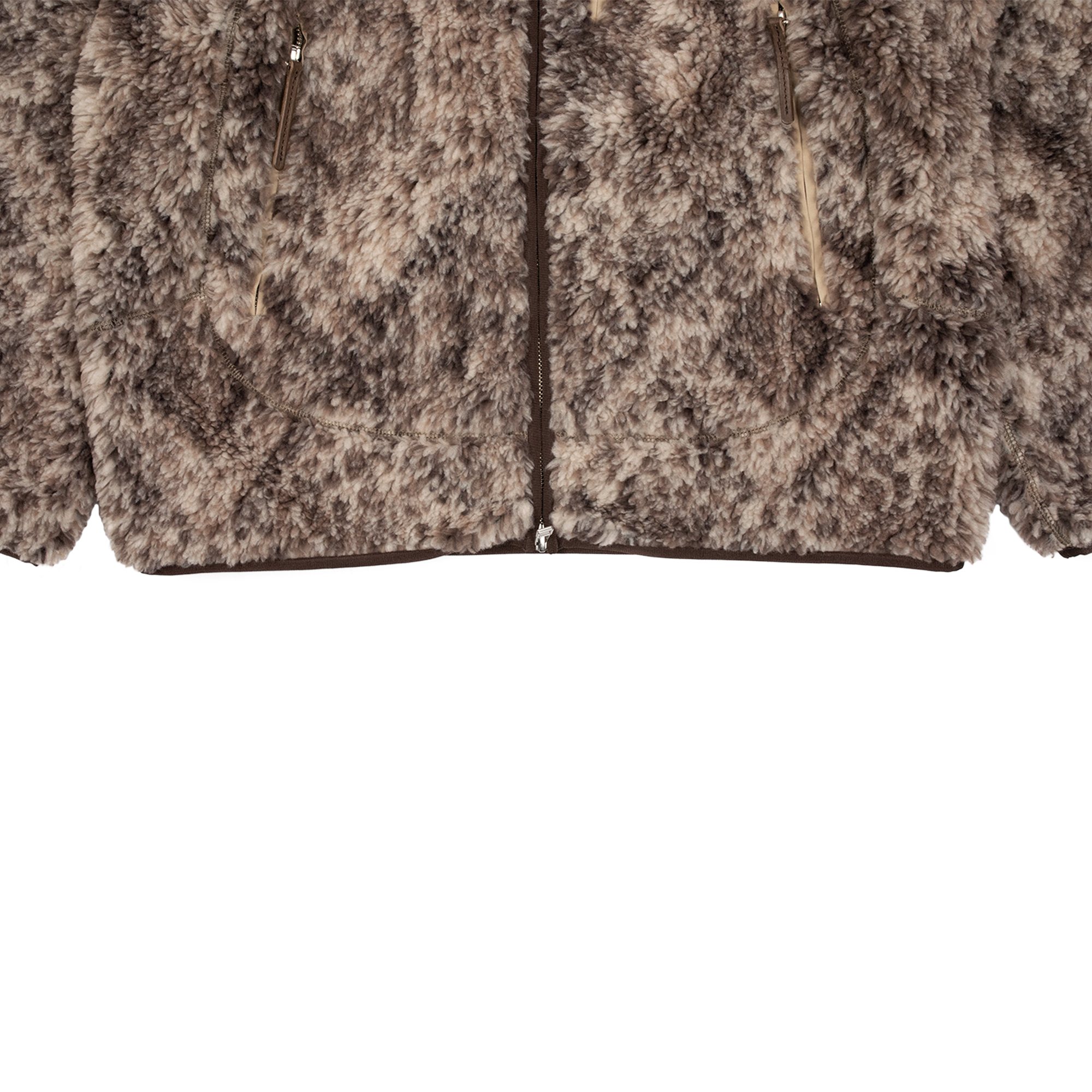 Old Joe Brand - Arabesque Pile Zip Jacket (Mink)