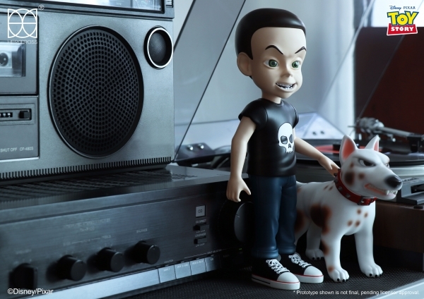 HEROCROSS DISNEY TOY STORY HVS #023 30CM SID & SCUD HYPER VINYL SERIES 玩具總動員 阿薛&阿德 公仔