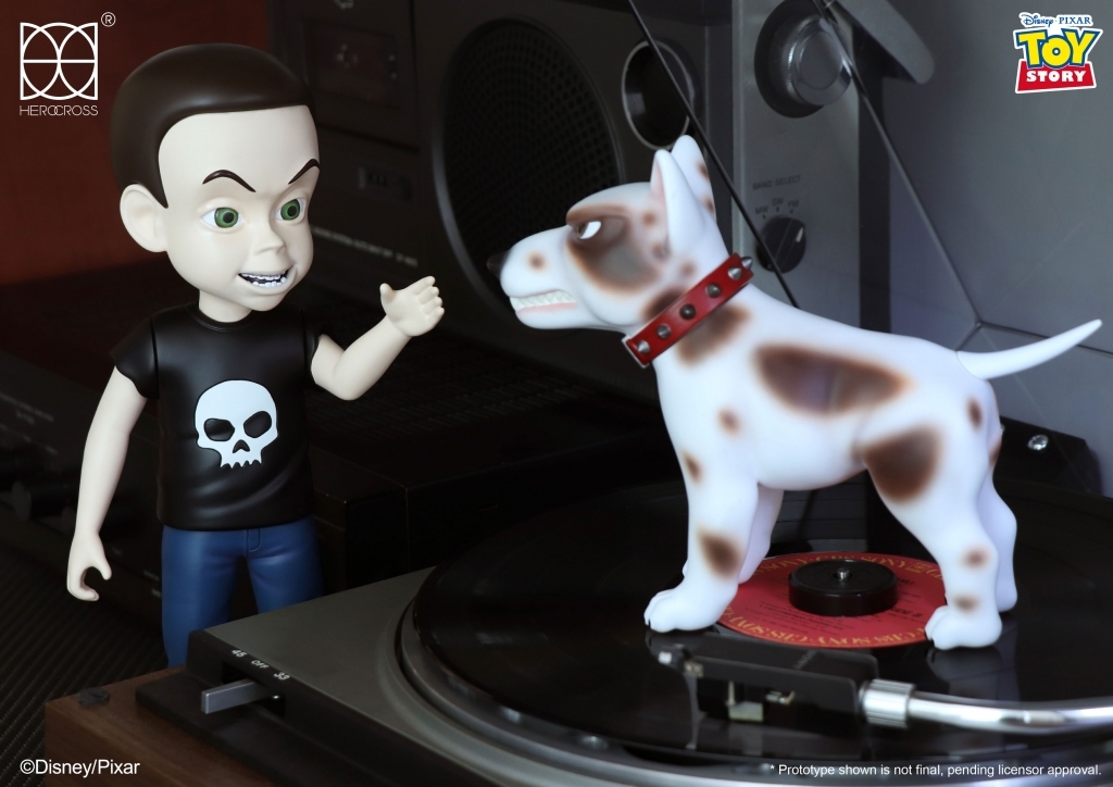 HEROCROSS DISNEY TOY STORY HVS #023 30CM SID & SCUD HYPER VINYL SERIES 玩具總動員 阿薛&阿德 公仔