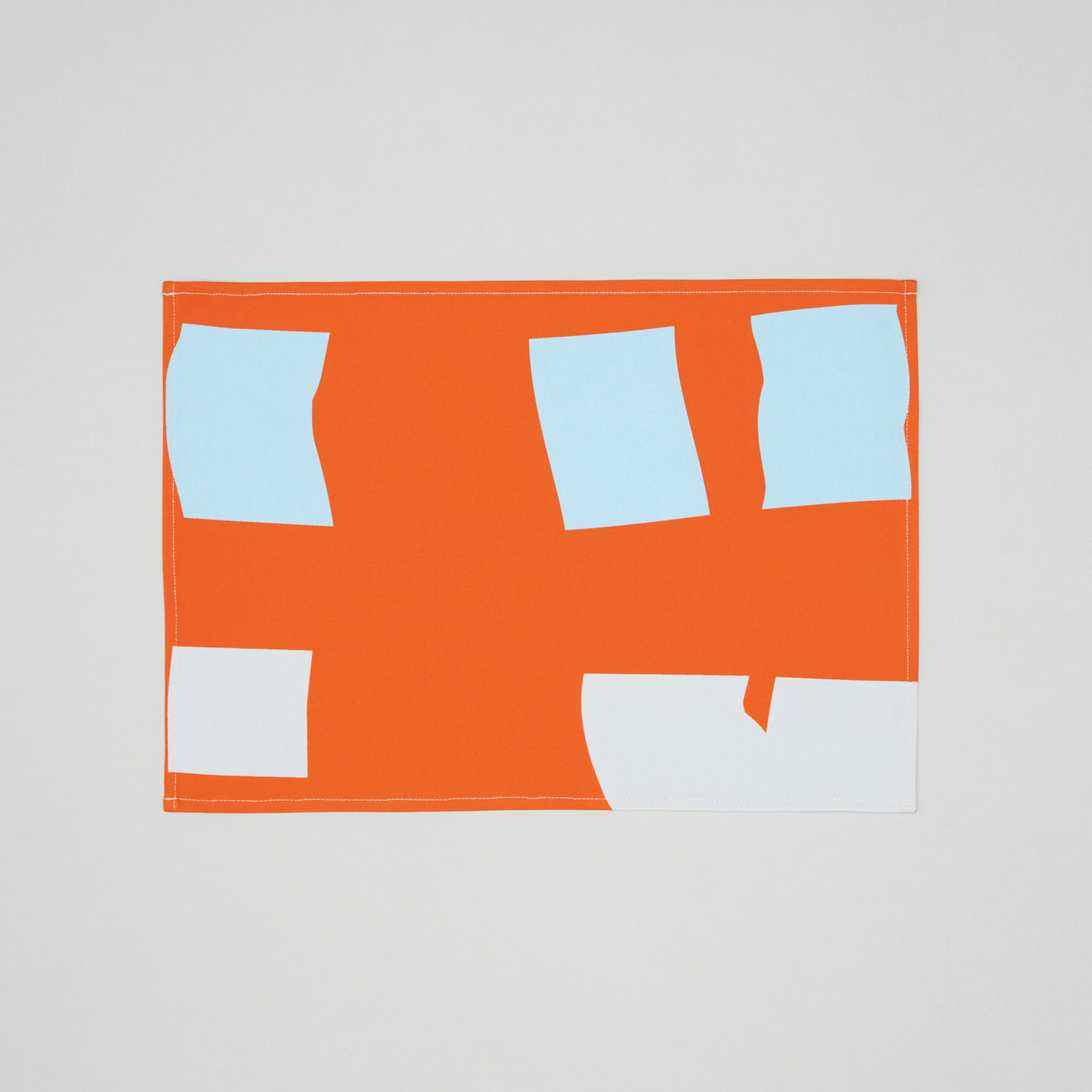 純棉印花餐墊 / 風箏紅