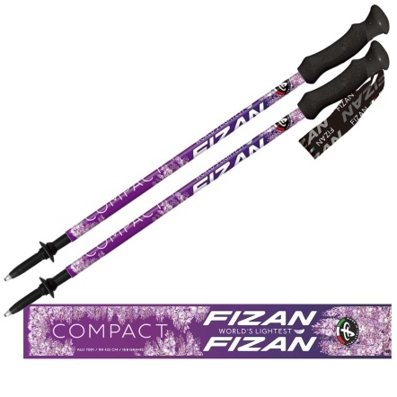 【墾趣】FIZAN 超輕三節式健行登山杖2入特惠組