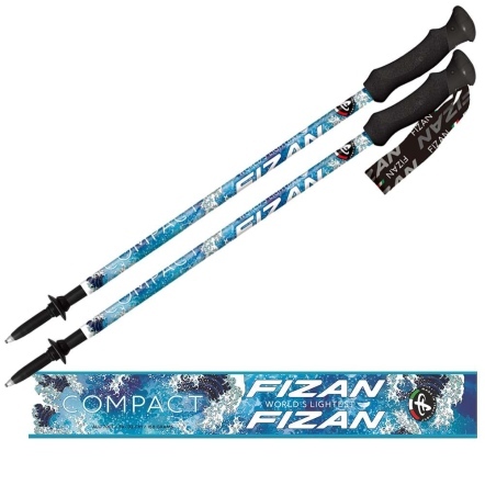 【墾趣】FIZAN 超輕三節式健行登山杖2入特惠組