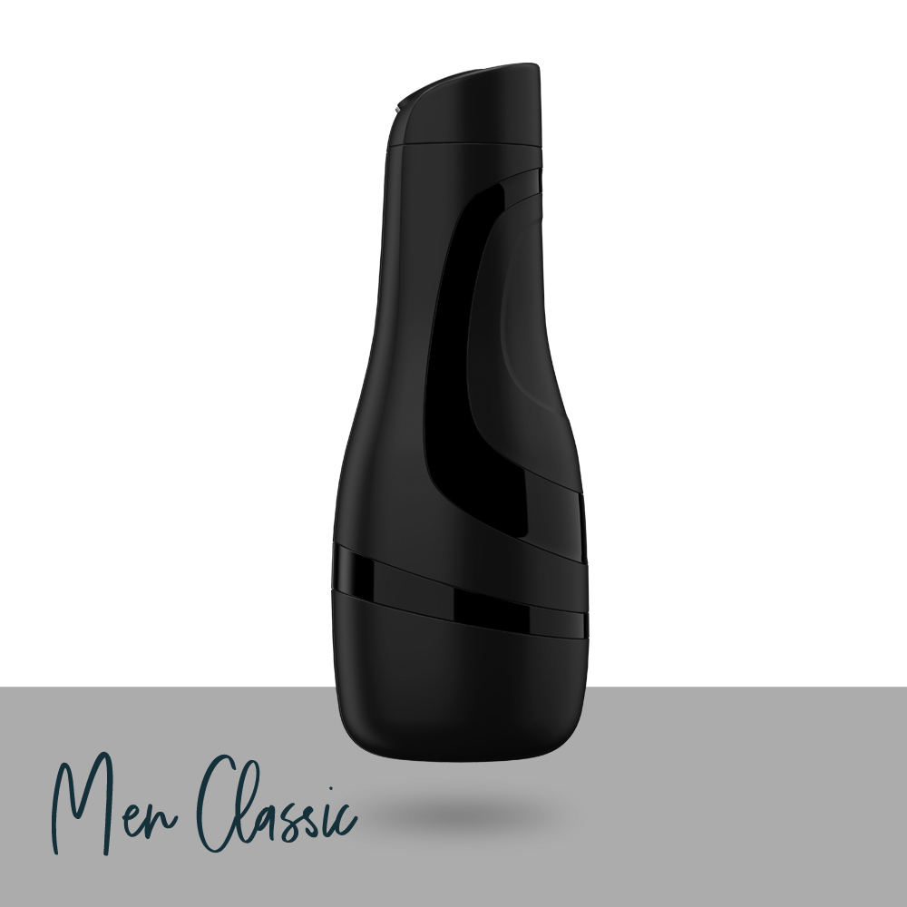 德國Satisfyer Men Classic 飛機杯-黑【全新盒損福利品👍】