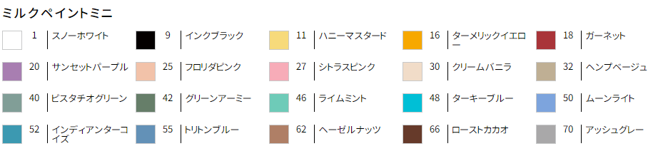 迷你室內小物牛奶顏料