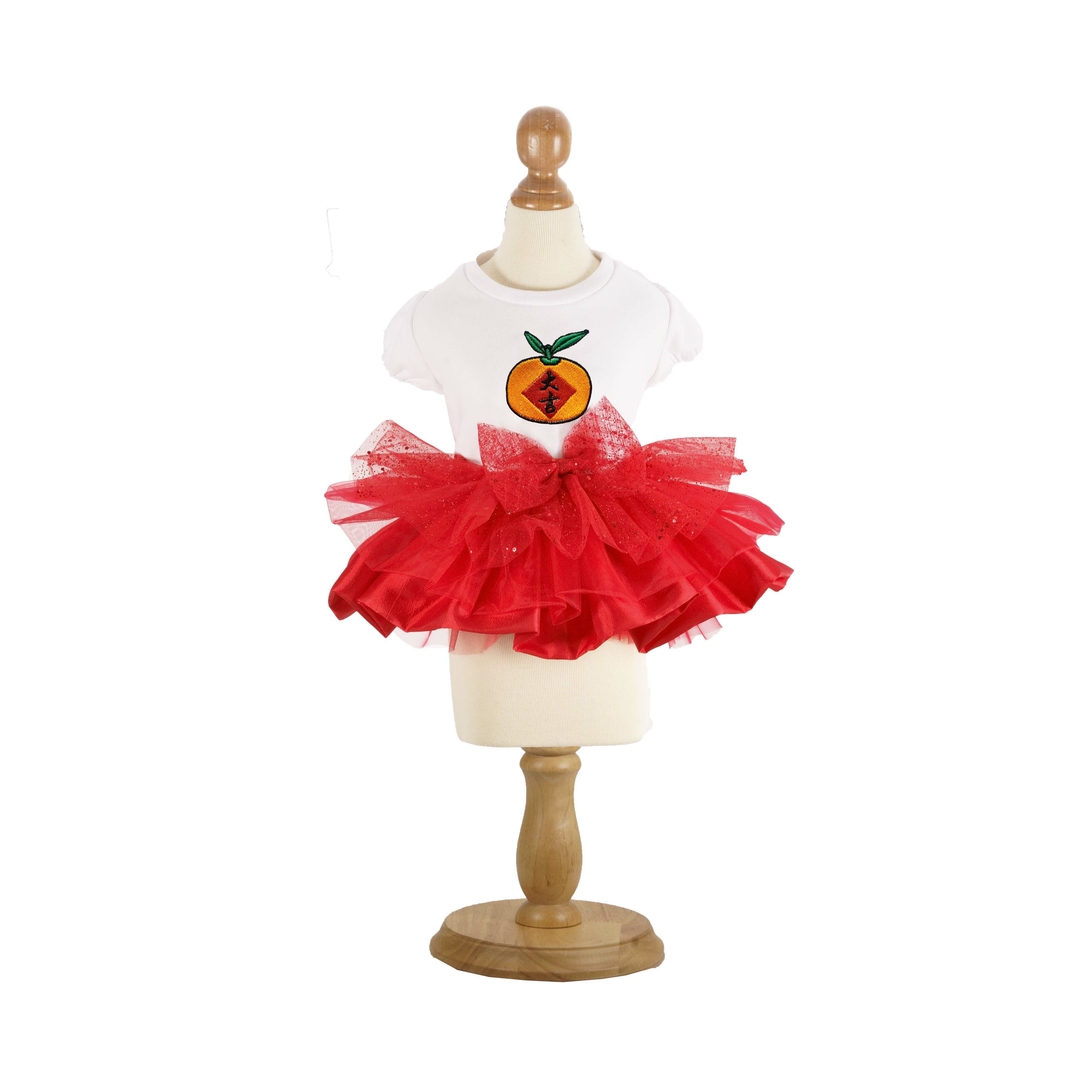 Lucky Tangerine Red Dress