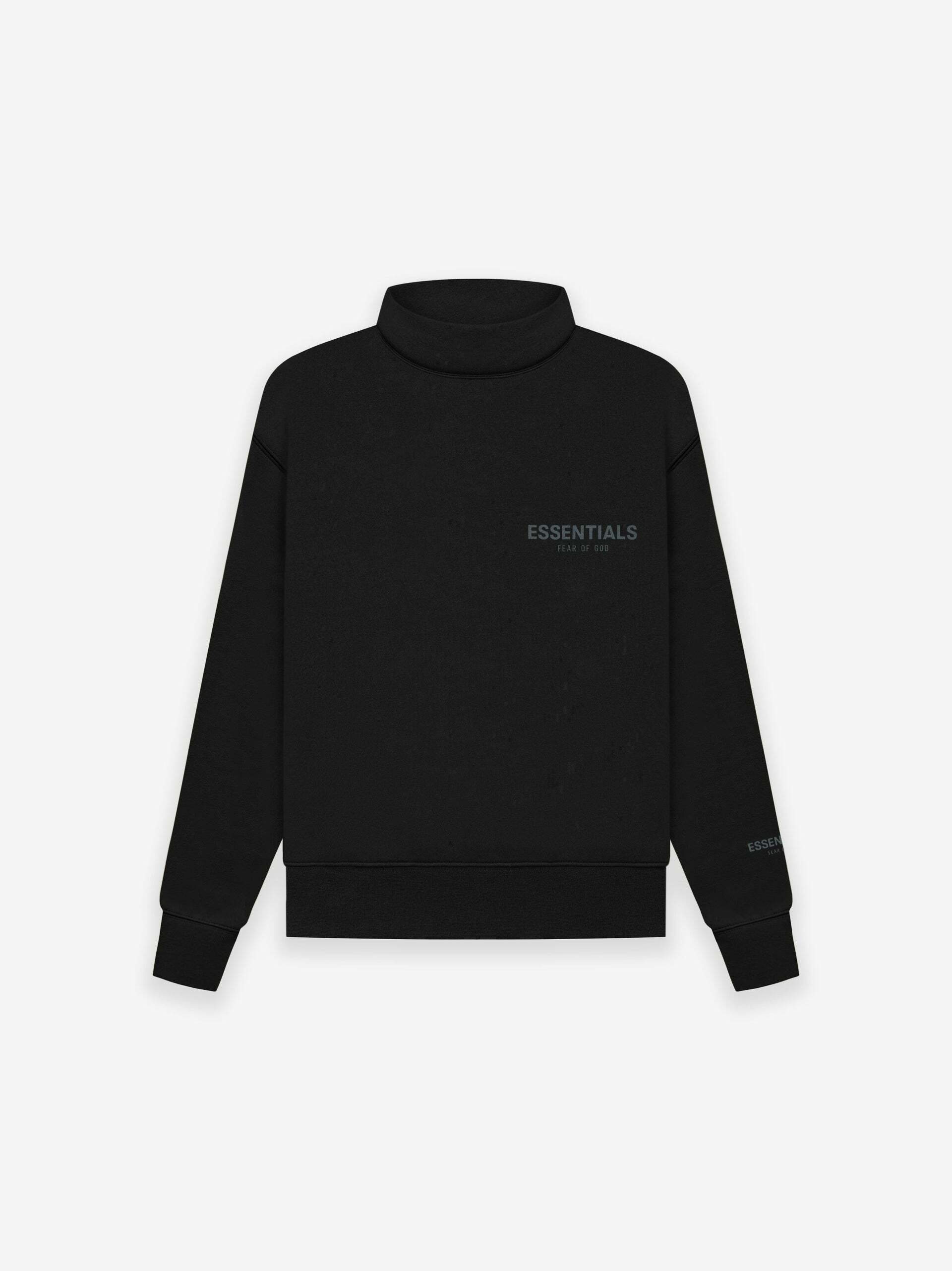 [現貨] Fear Of God Essentials【KIDS】 Core Mockneck Black