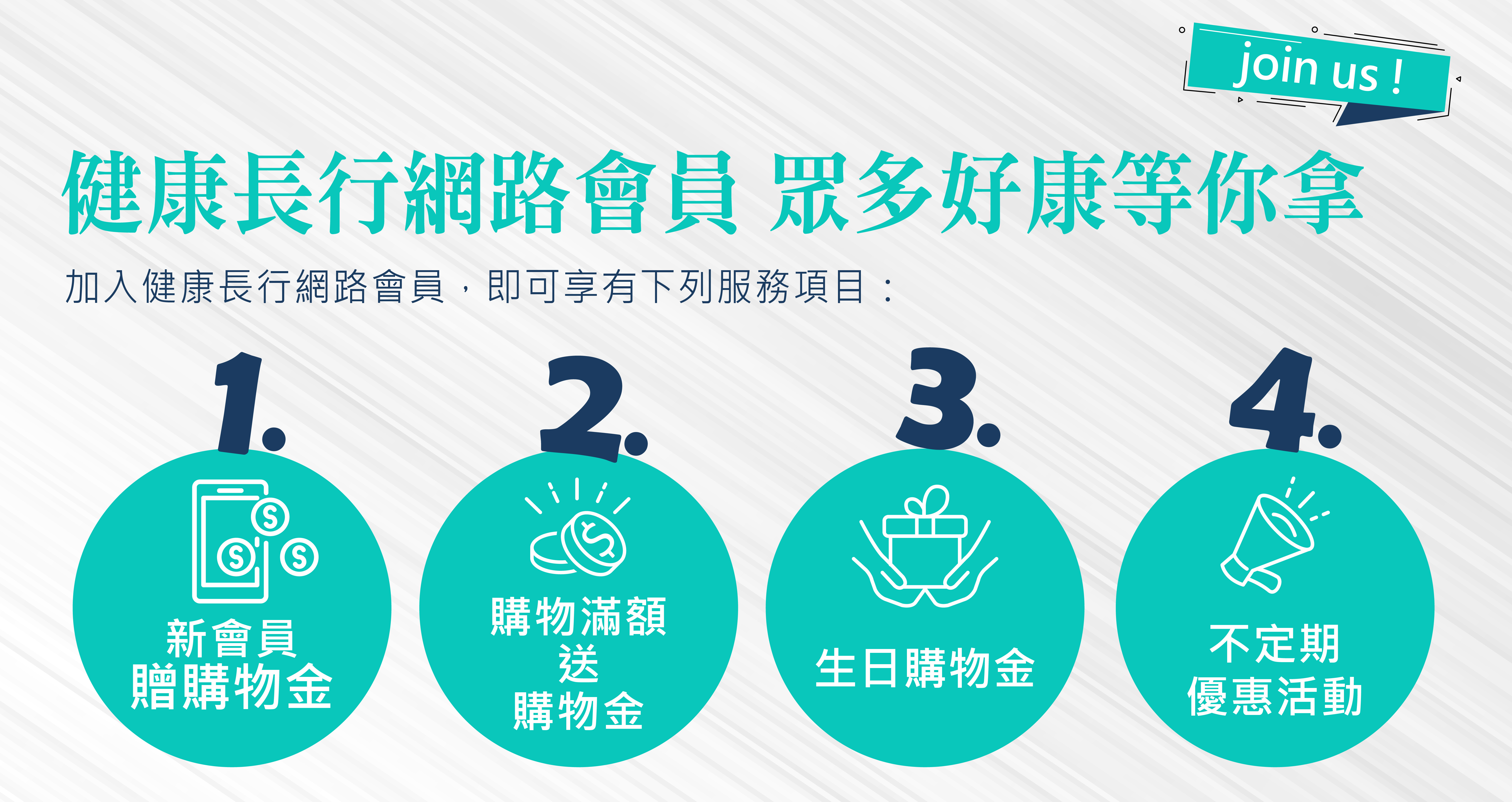 健康長行會員權益