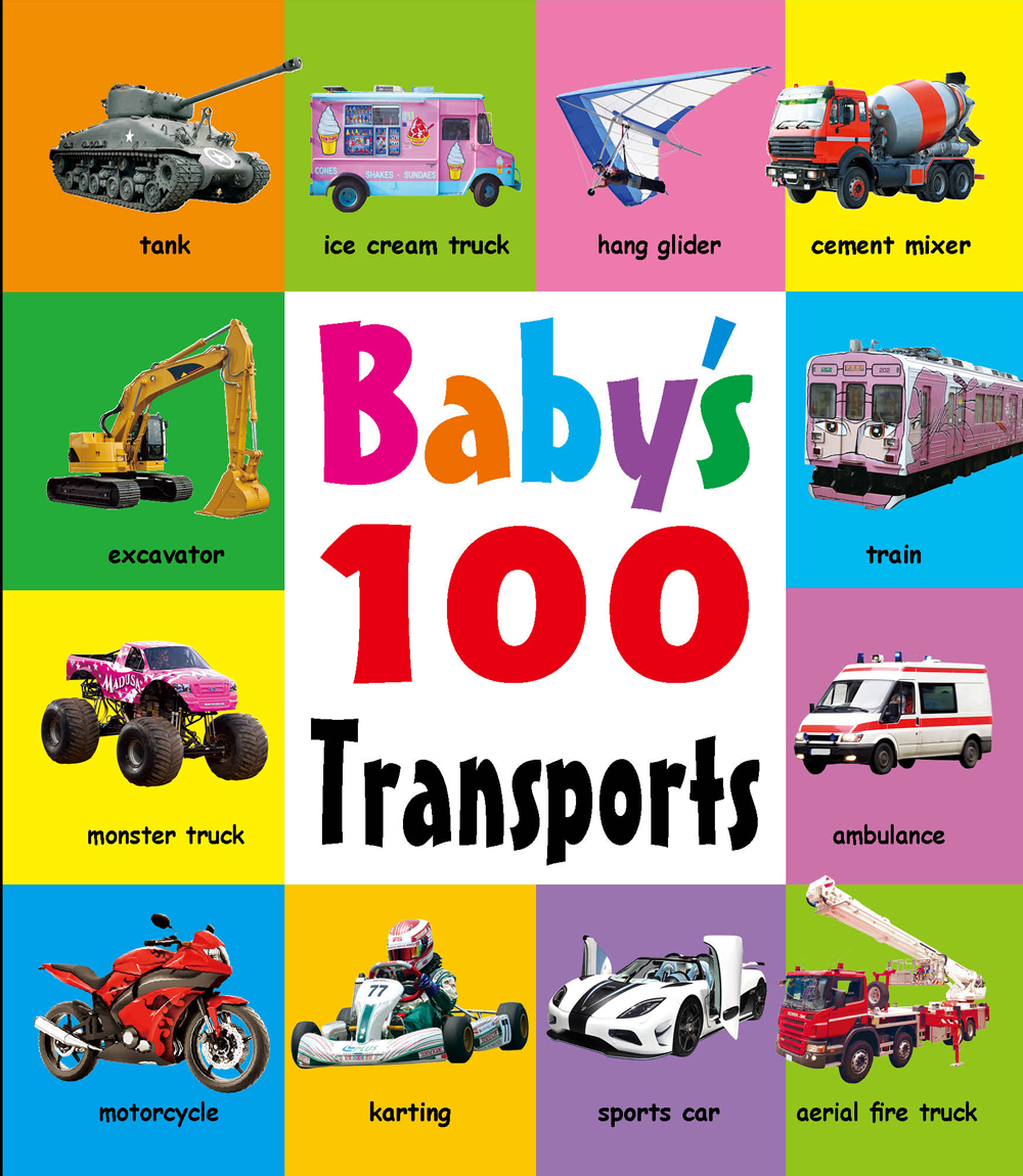 //福利品//BABY100交通工具英文版