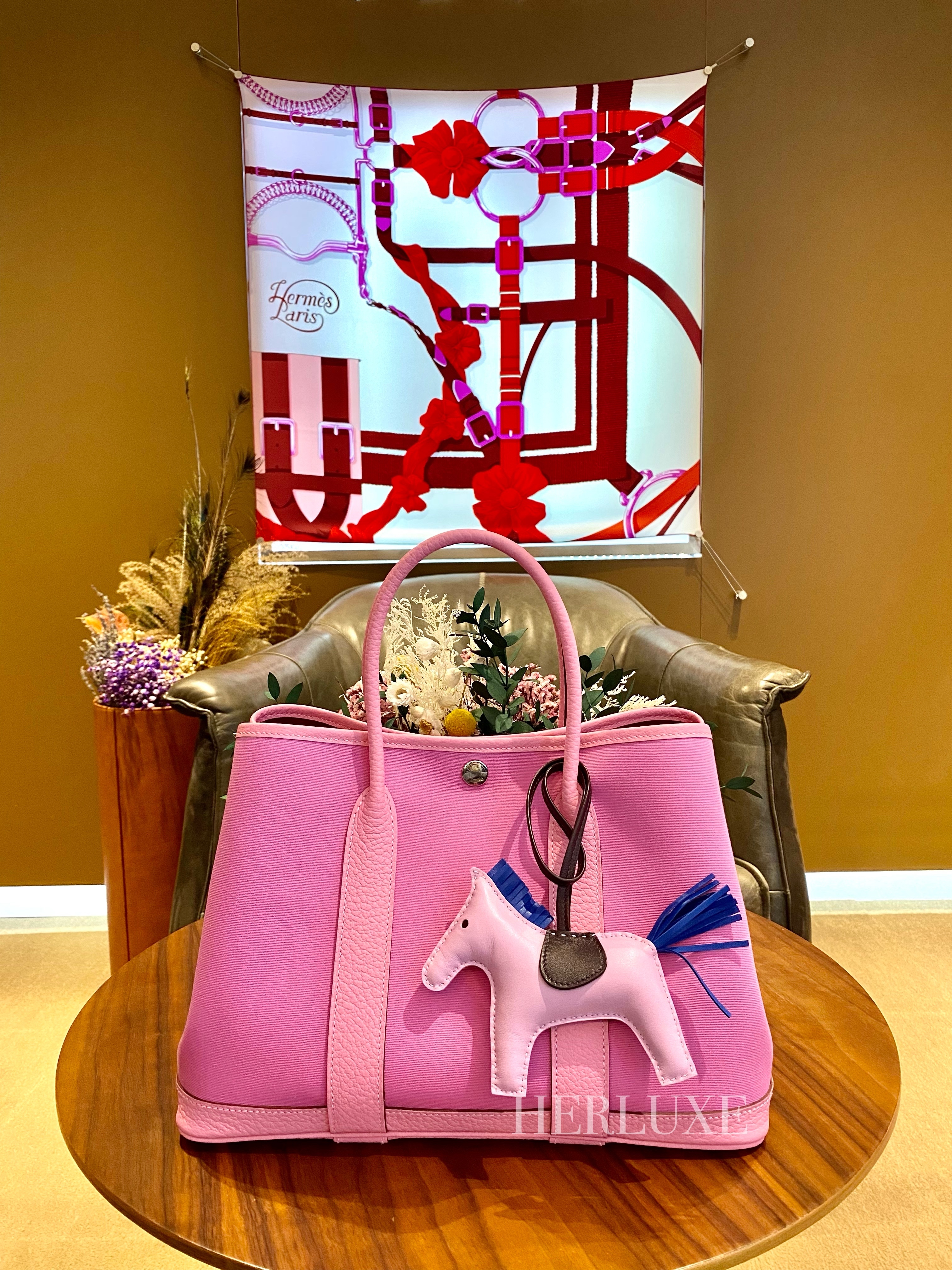 Garden party 30 L4 rose bubbles/ 5P pink canvas W