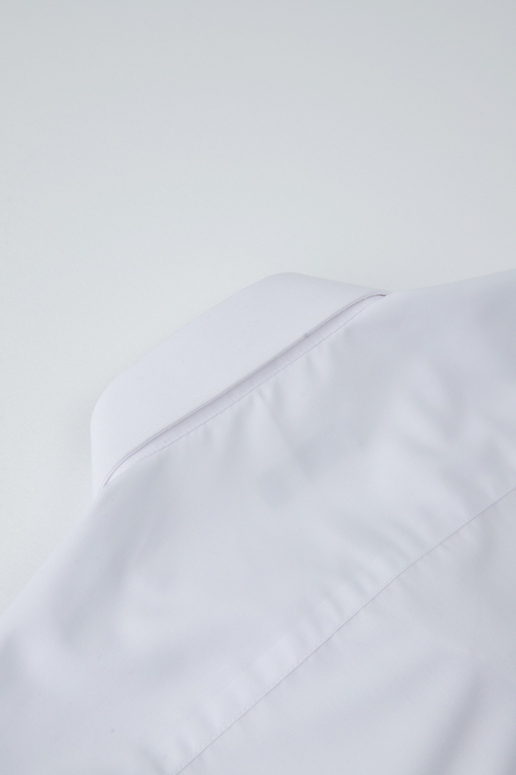 大尺碼白襯衫男士-背面示意圖