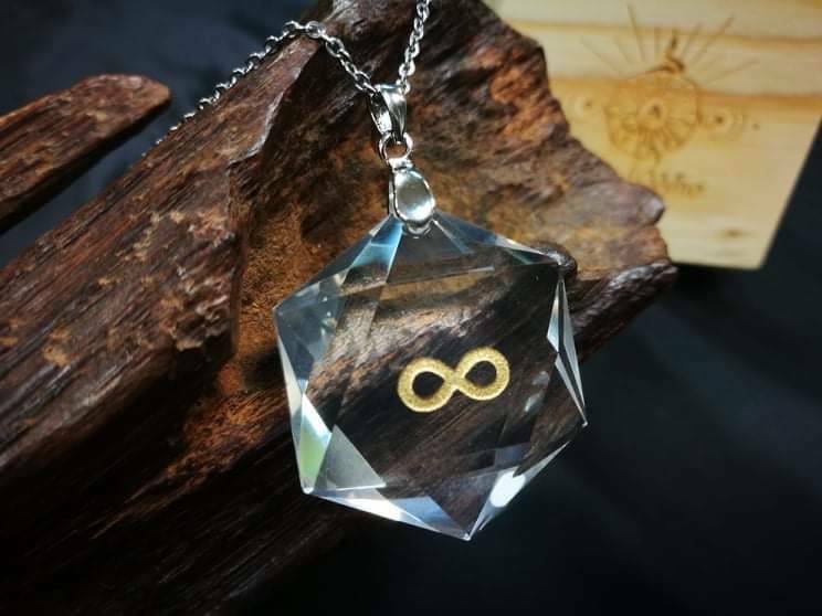 神聖六芒星白水晶項鍊