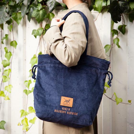 燈芯絨束口袋 魔女宅急便