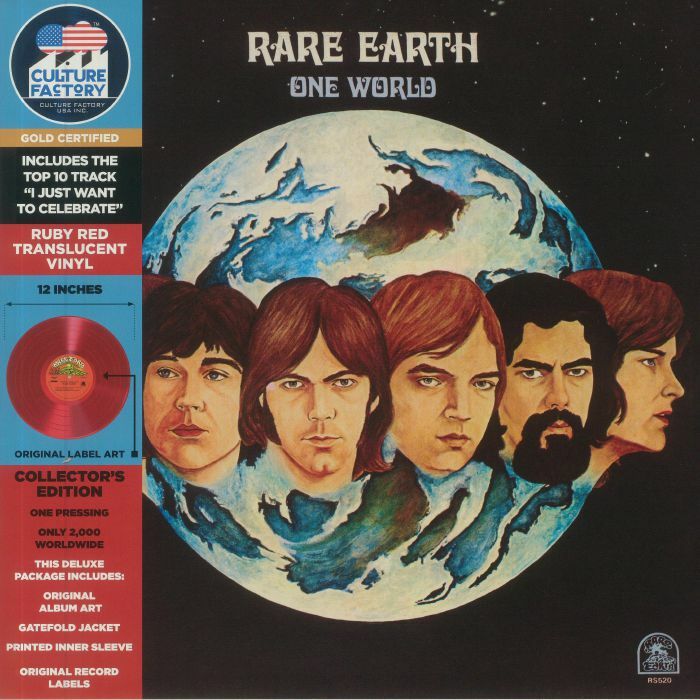 Rare Earth《One World (reissue)》（LP）