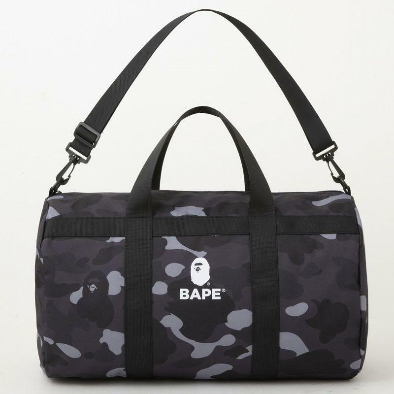 BAPE APE 2022 SPRING COLLECTION 旅行袋 波士頓包 黑迷彩 雜誌