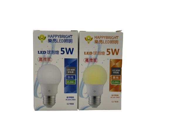 【樂亮】 LED球照明燈泡(5W/黃白光)