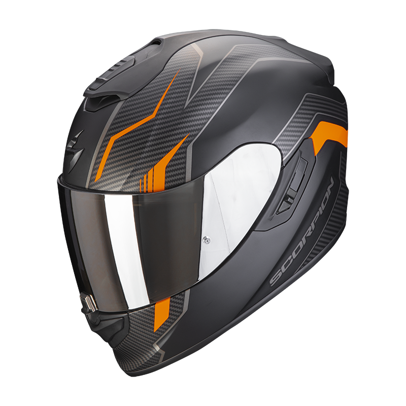 SCORPION EXO-1400 AIR FORTUNA MATT BLACK/ORANGE 消光黑橘 全罩