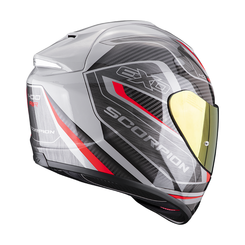 SCORPION EXO-1400 EVO AIR ATTUNE GREY/BLACK/RED 灰黑紅 全罩