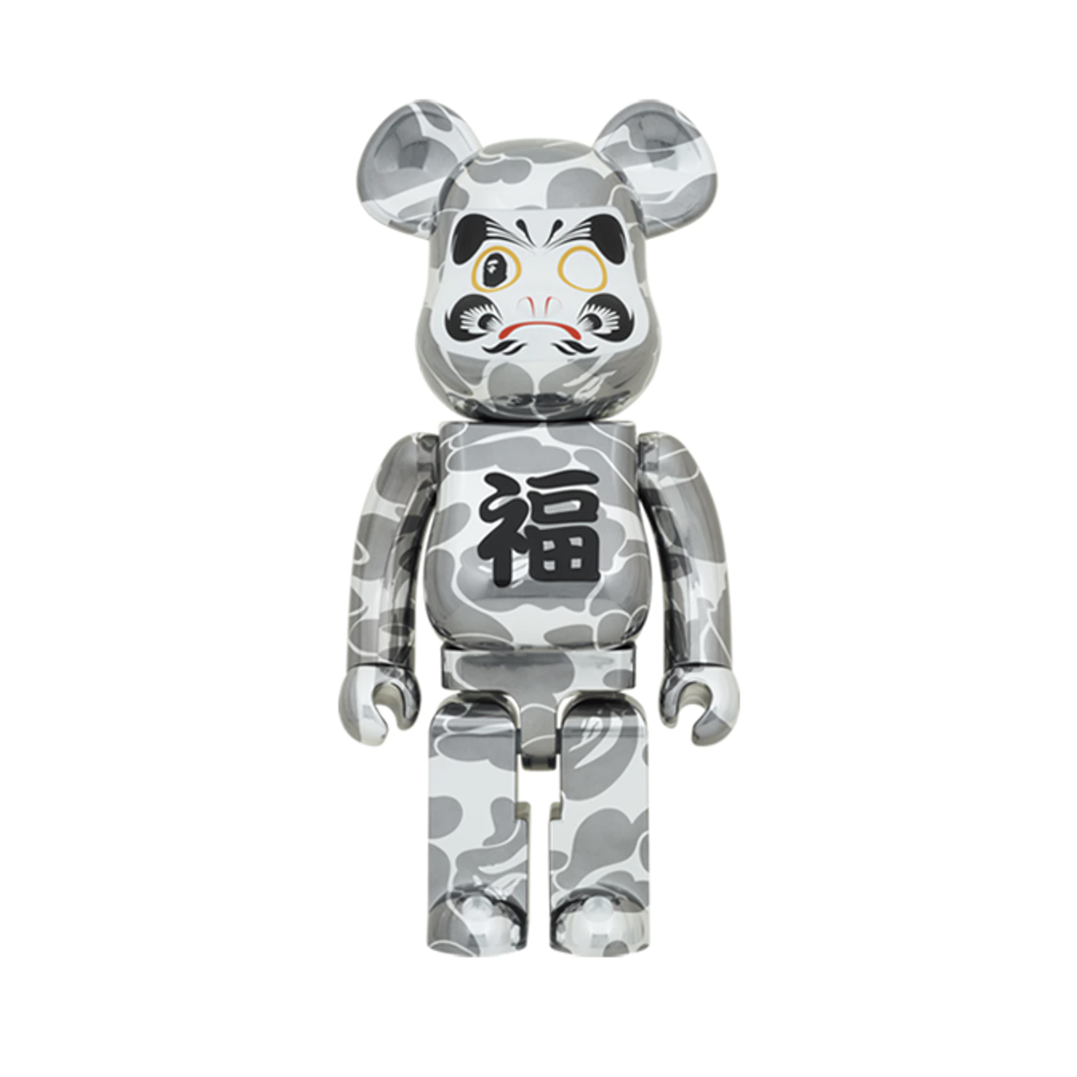 BE@RBRICK X BAPE MANEKI NEKO GOLD PLATED 1000% 電鍍金迷彩招