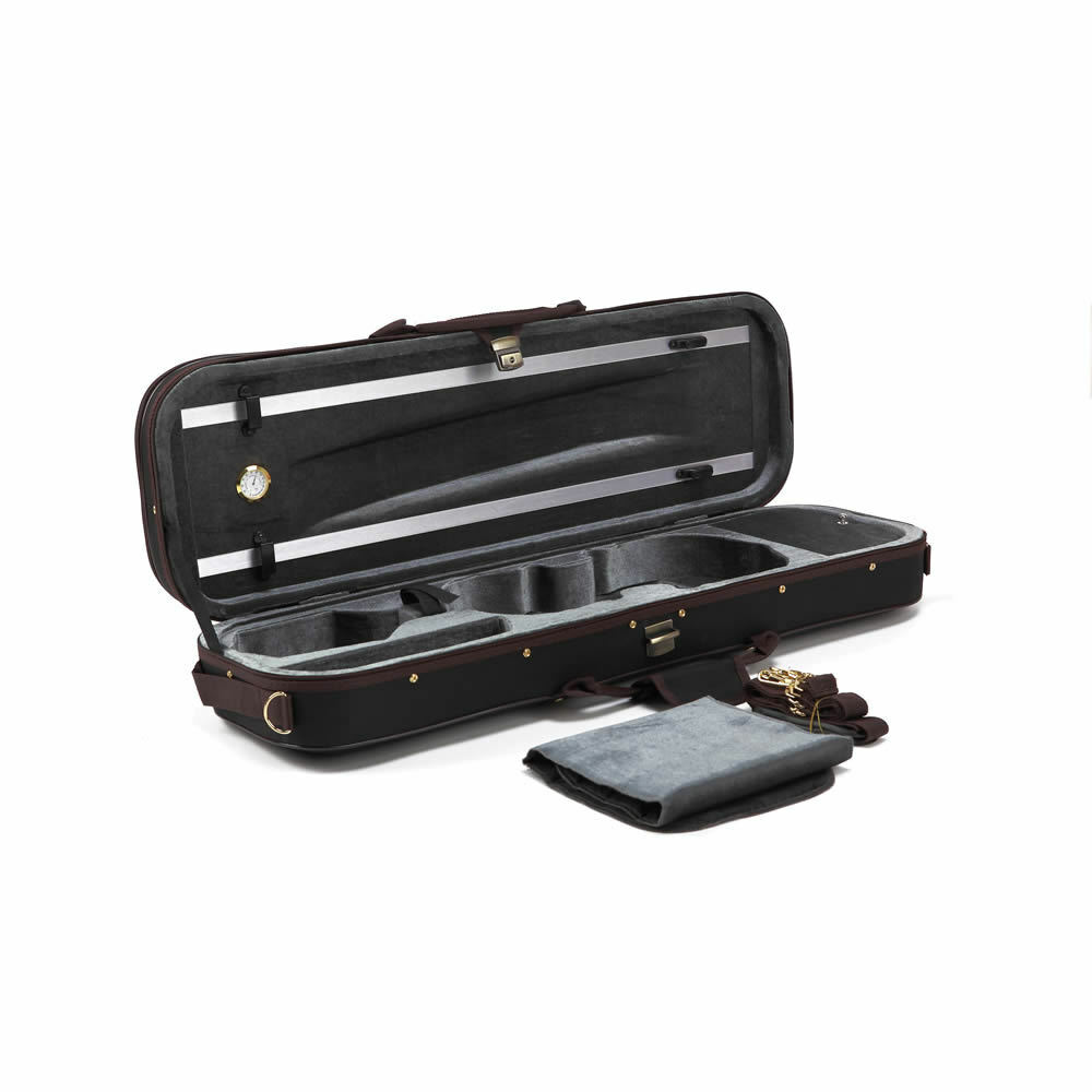 Violin Hard Case with Humidity Monitor and Copper Lock
