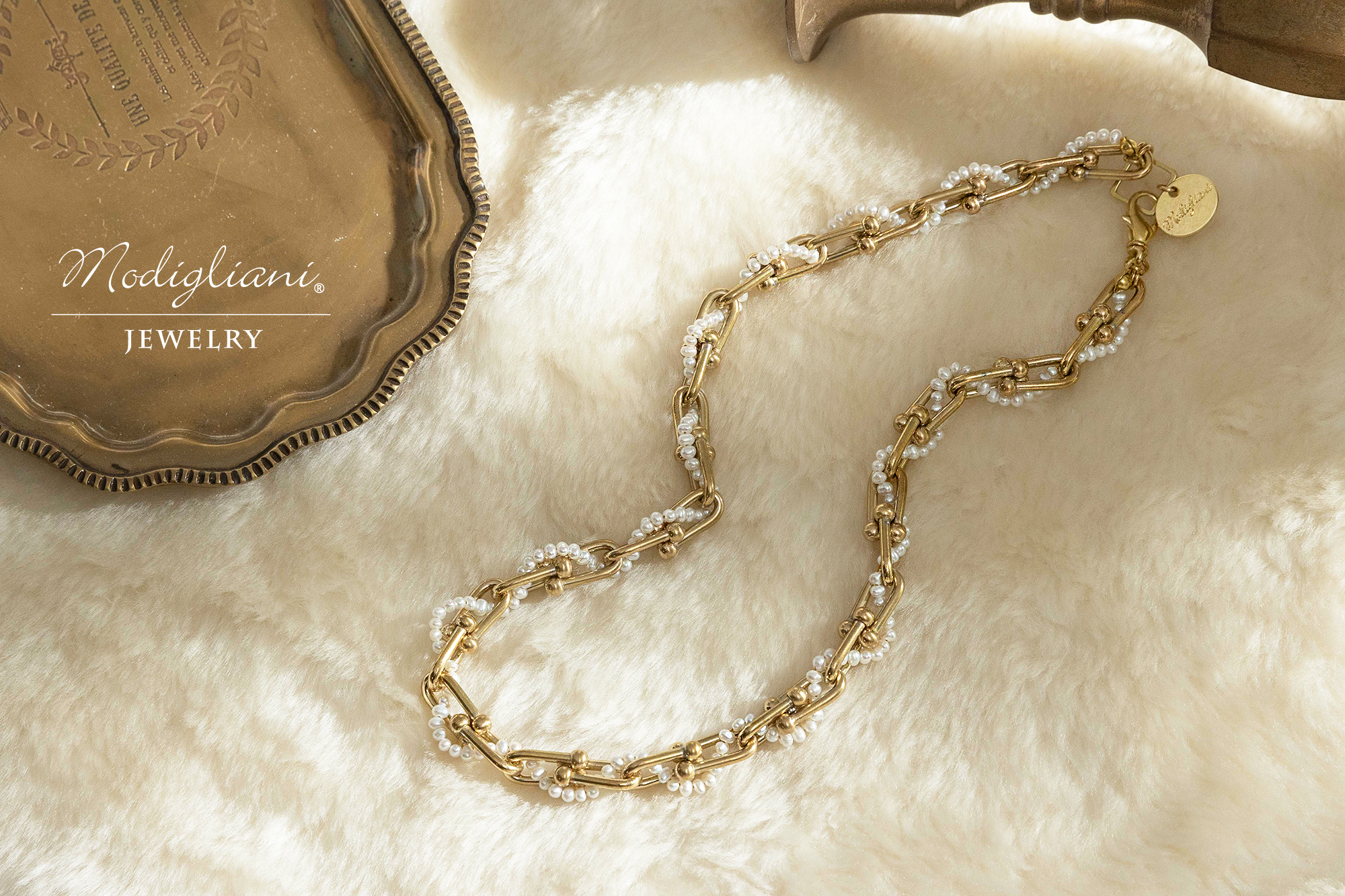 黃銅飾品,黃銅,華麗,項鍊,個性,繁複,天然珍珠,搶眼