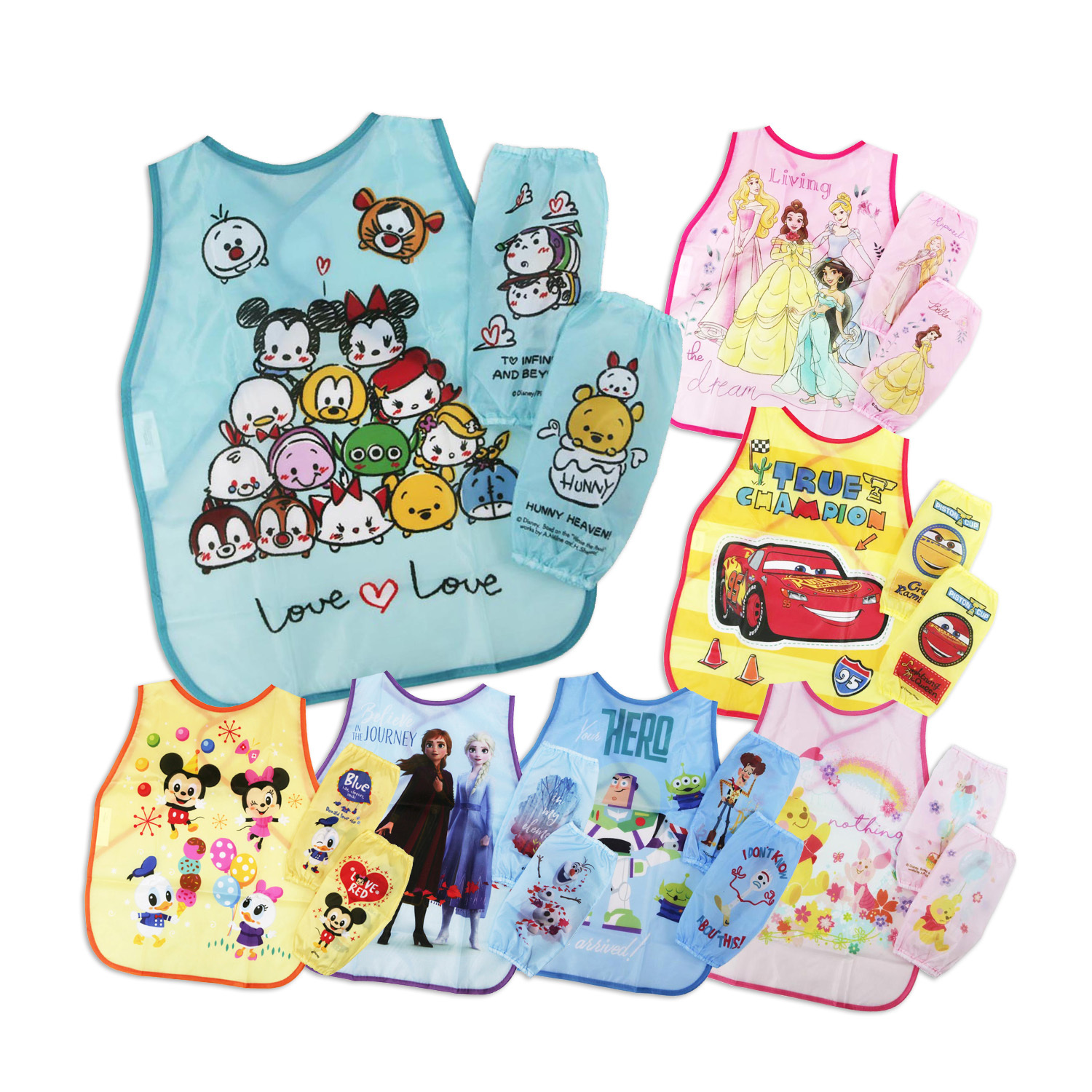 兒童👧🏻👦🏻圍裙連手袖套裝🦺