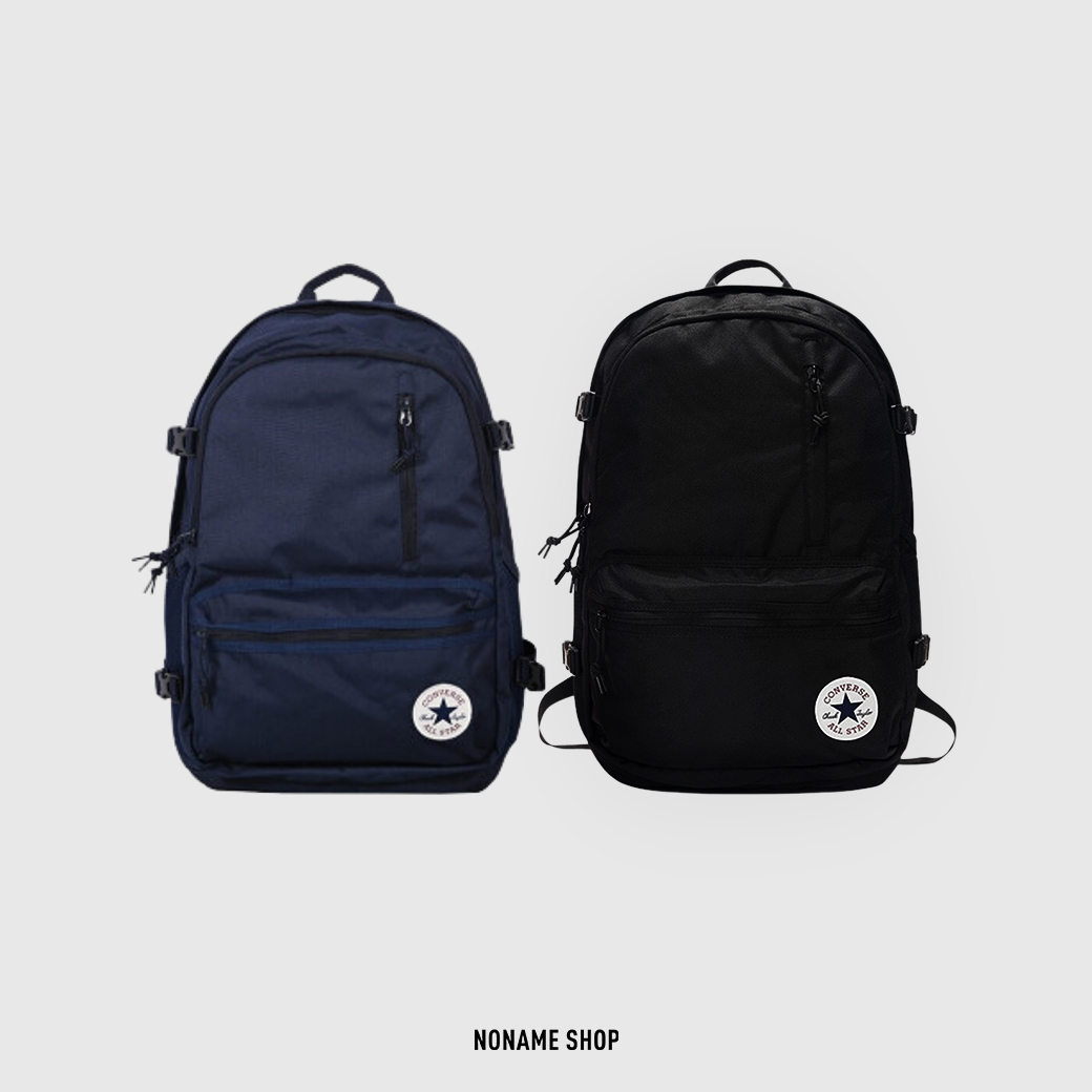 CONVERSE  All Star 電繡 Logo 後背包 黑/藍 兩色