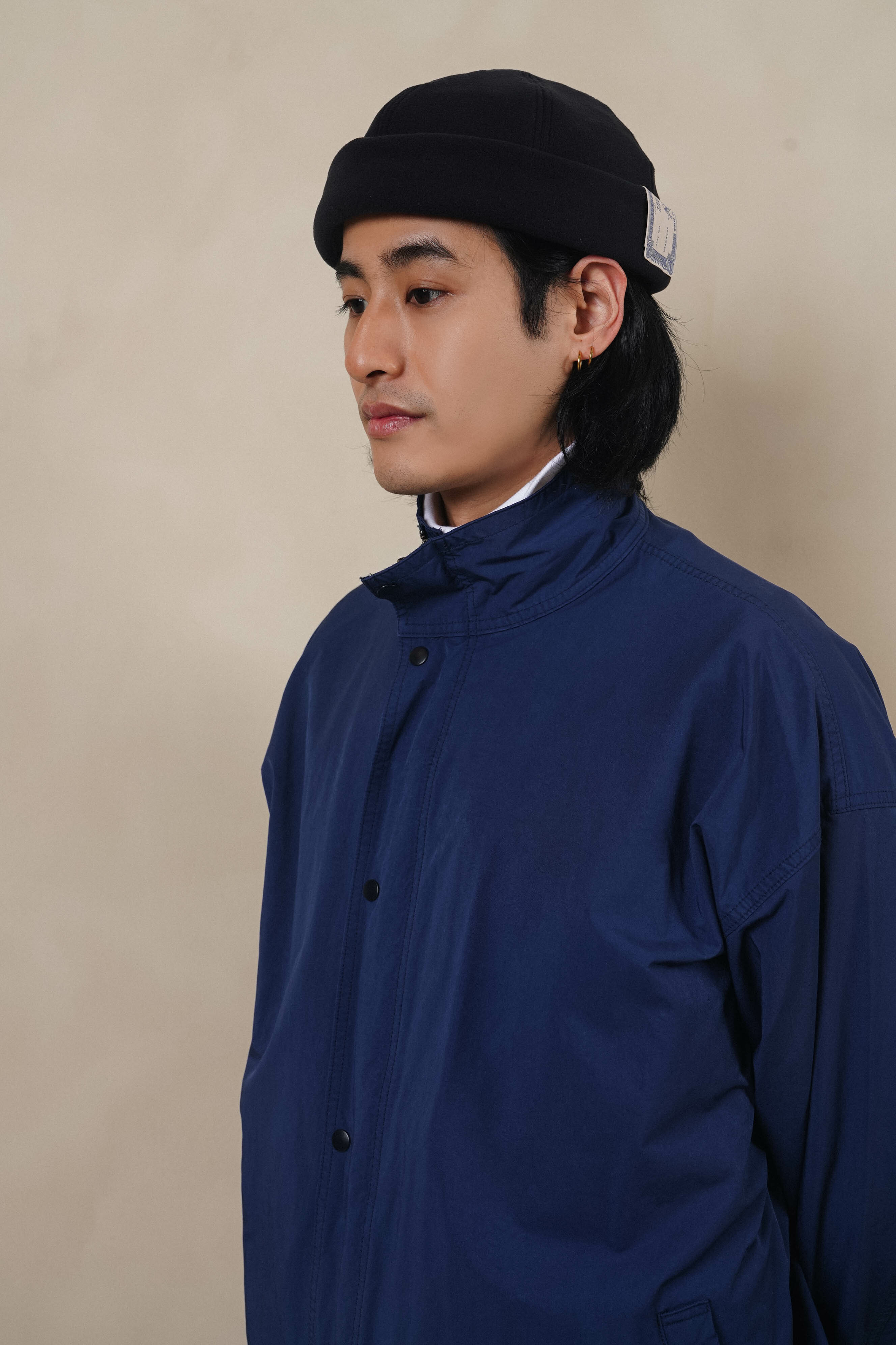 PORTER CLASSIC WEATHER STAND COLLAR COAT