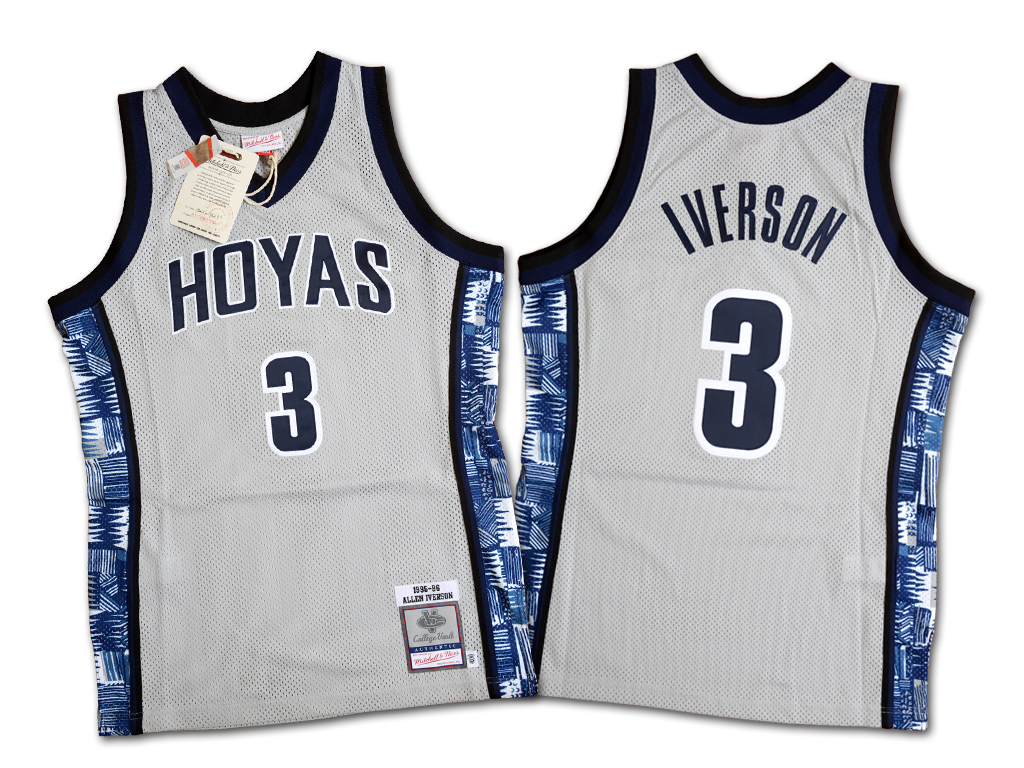 Mitchell & Ness 喬治城大學 Allen Iverson 1995-1996 復刻 球員版球衣