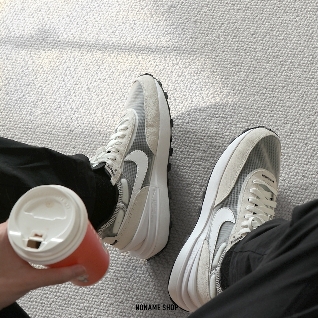 💥出清特價💥 NIKE WAFFLE ONE 小SACAI 灰白 (男/GS大童款)