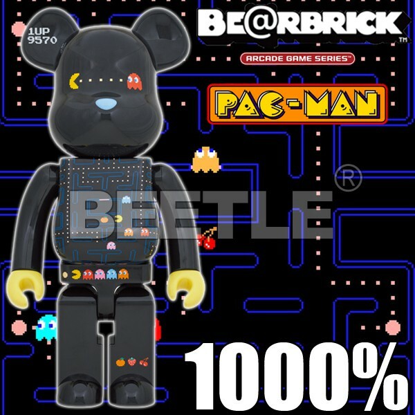 BEETLE BE@RBRICK BEARBRICK PAC-MAN 小精靈 吃豆人 庫柏力克熊 1000%