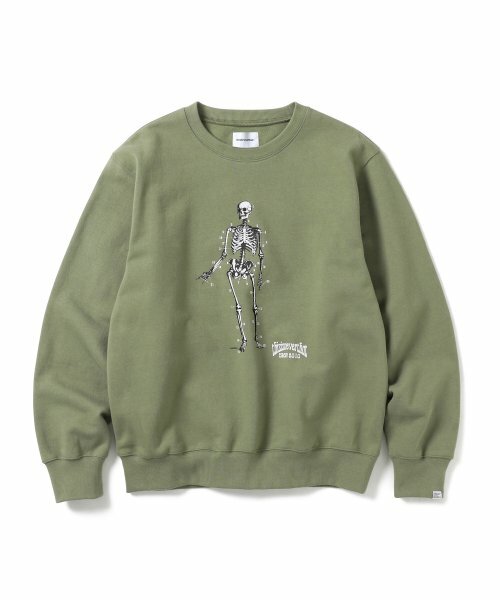THISISNEVERTHAT Skeleton Crewneck 長袖 大學踢 棉T TN213TSWCW02