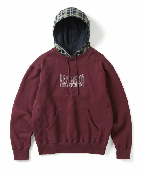 THISISNEVERTHAT Printed Bold Check Hoodie 連帽 長袖 大學T TN213TSWHO09