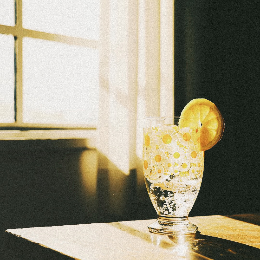 ADERIA Retro 昭和玻璃冷飲杯﹝雛菊﹞